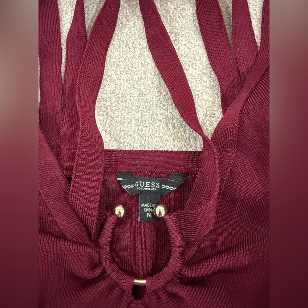NWOT****Guess Burgundy Skirt Set NEVER WORN - Picture 3 of 4